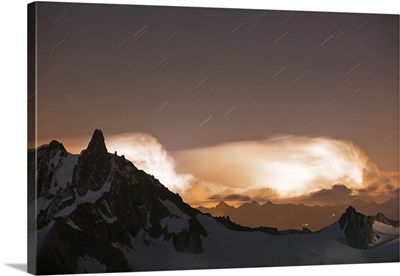 France, Haute Savoie, Rhone Alps, Chamonix Valley, electrical storm