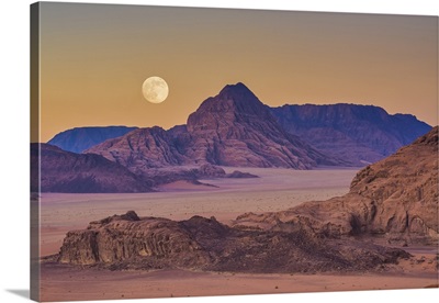 Full Moon Over Wadi Rum, Jordan