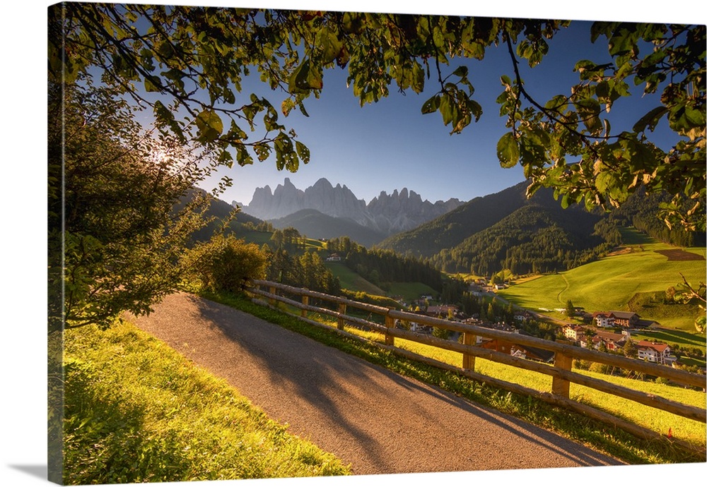 Funes valley, Bolzano province, Trentino alto Adige district, Europe, Italy.