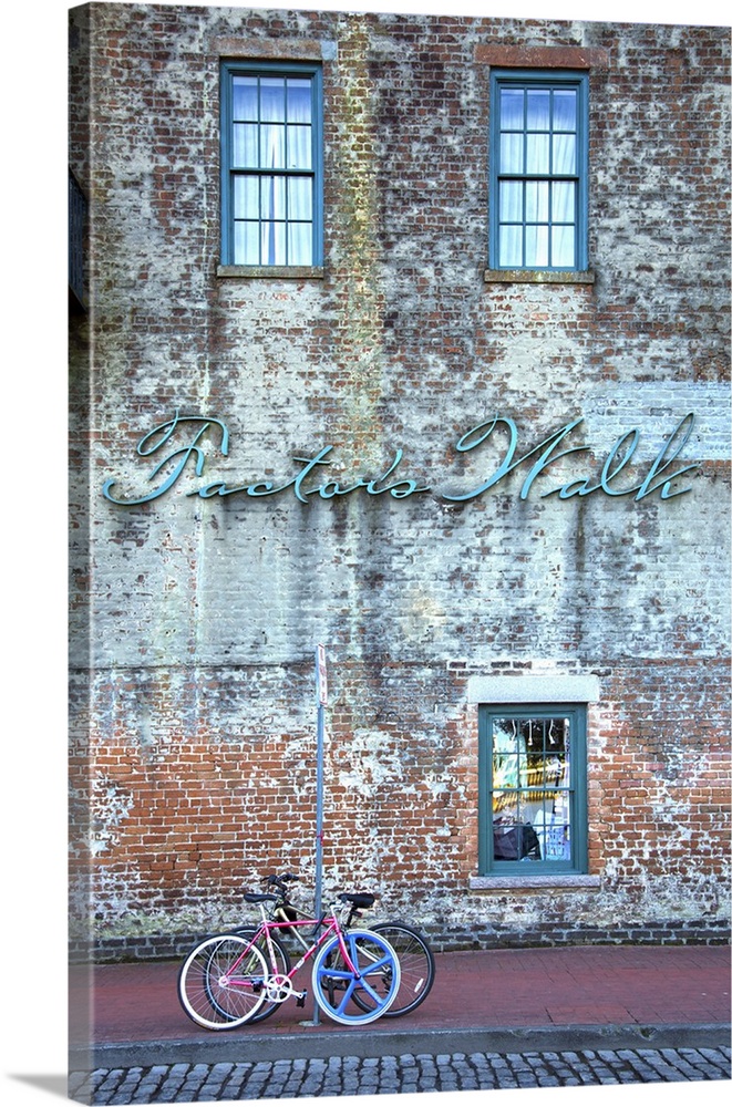 Georgia, Savannah, Factor's Walk, Restored Cotton Warehouse, River Street, Shops, Restaurants.