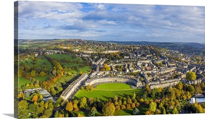 Georgian City Of Bath, Royal Victoria Park And Royal Cresent, Somerset, England