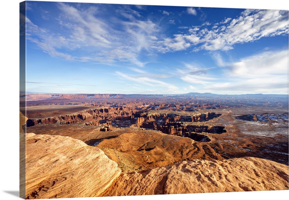 Grand View Point Overlook, Canyonlands National Park, Moab, Utah, USA.