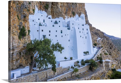 Greece, Cyclades Islands, Amorgos, Moni Panagias Chozoviotissas Monastery