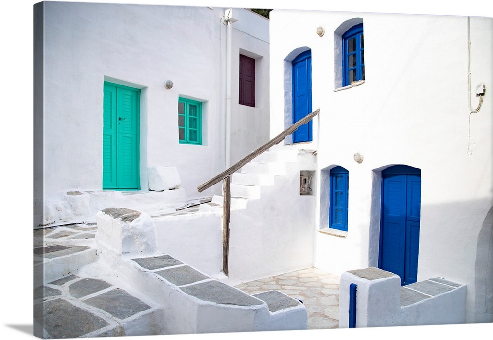 Greece, Cyclades islands, serifos, old town (chora).