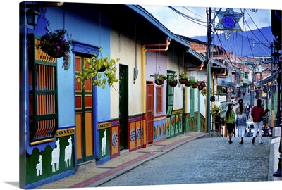 Guatape, Colombia, Tourist Destination Outside Of Medellin
