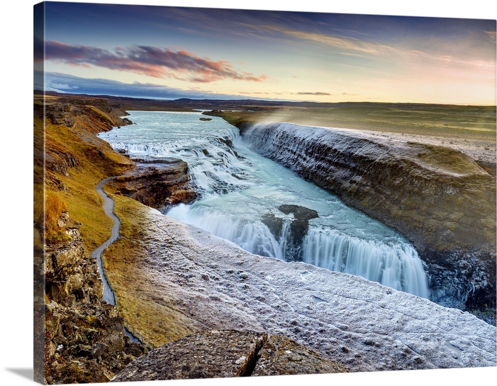 Gullfoss Waterfall, Golden Circle, South Iceland
