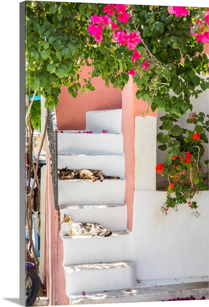 Halki village, Naxos, Cyclade Islands, Greece.