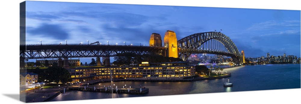Harbour Bridge, Darling Harbour, Sydney, New South Wales, Australia.