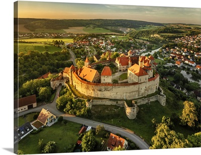 Harburg Castle, Harburg, Romantic Road, Swabia, Bavaria, Germany