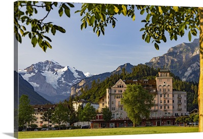 Hohematte Park And Jungfrau Mountain, Interlaken, Switzerland