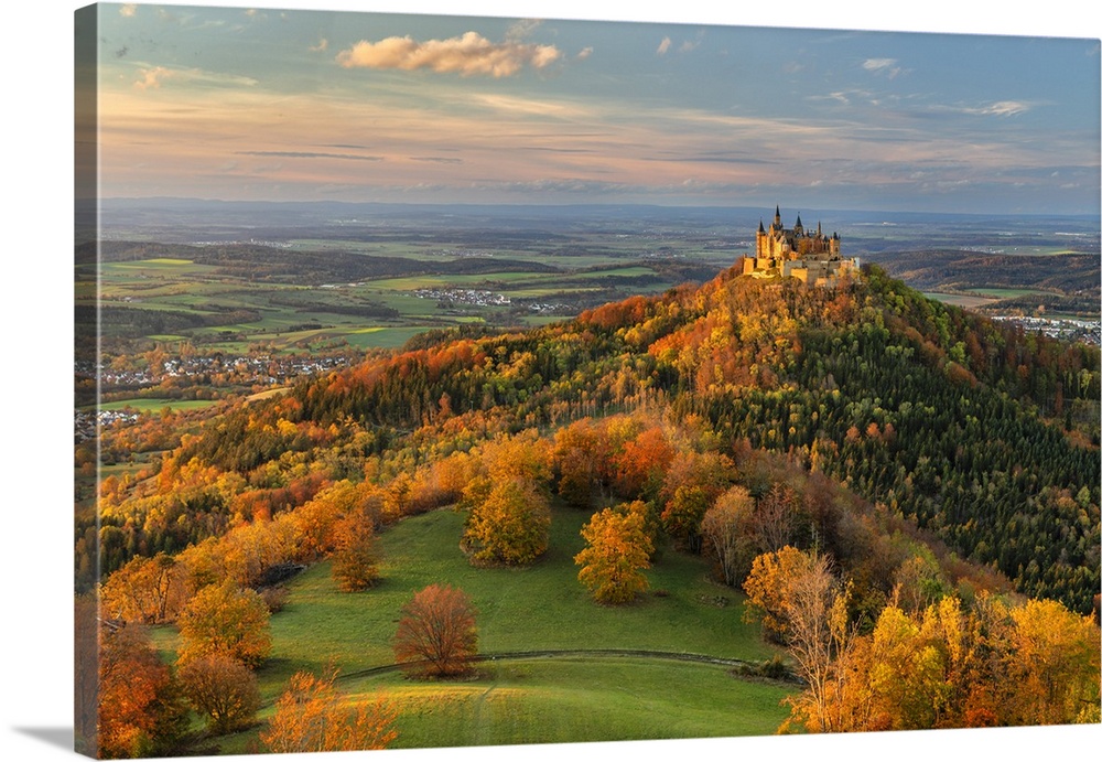 Hohenzollern Castle, Hechingen, Swabian Jura, Baden-Wurttemberg, Germany