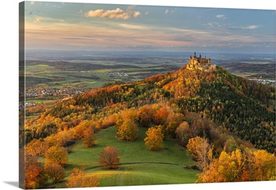 Hohenzollern Castle, Hechingen, Swabian Jura, Baden-Wurttemberg, Germany