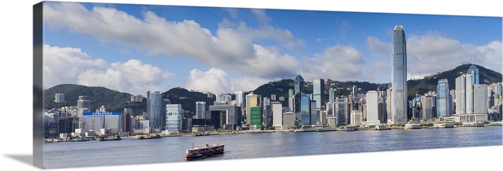 Hong Kong Island skyline and Star Ferry, Hong Kong
