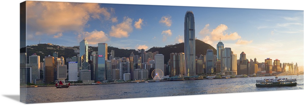 View of Hong Kong Island skyline, Hong Kong, China.