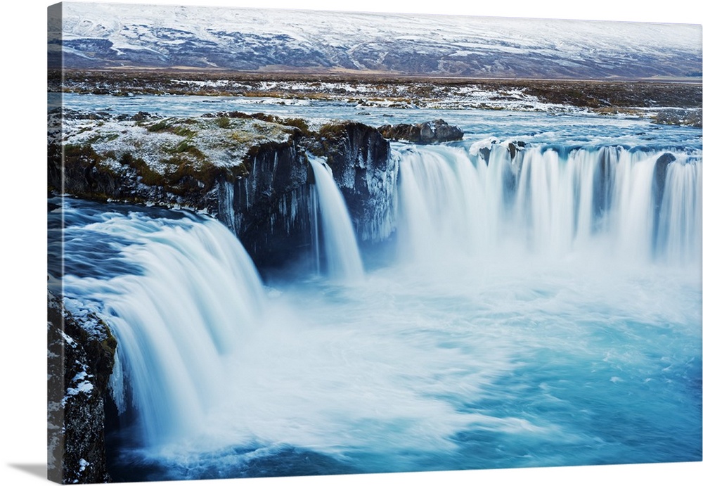 Europe, Iceland, Godafoss waterfall.