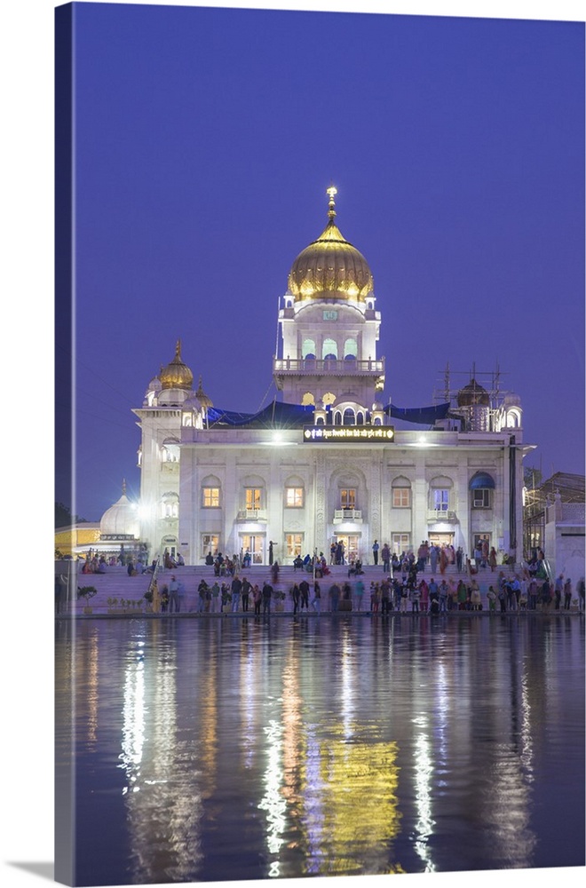 India, Delhi, New Delhi, Gurdwara Bangla Sahib, Sikh temple.