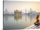 image thumbnail of ndia, Punjab, Amritsar, Pilgrims at The Harmandir Sahib,  known as The Golden Temple at dawn