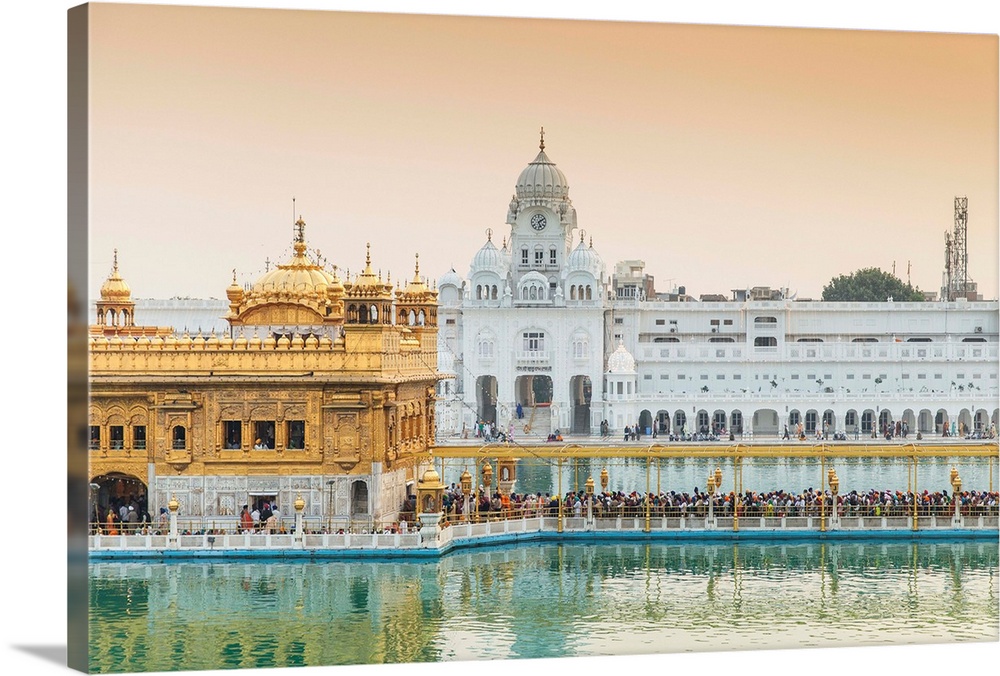 India, Punjab, Amritsar, The Harmandir Sahib,  known as The Golden Temple