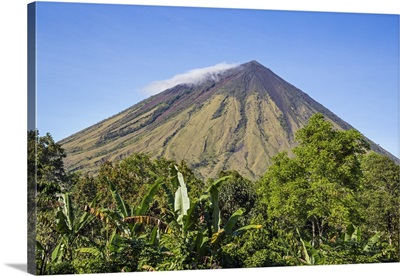 Indonesia, Flores Island, Bajawa, The active stratovolcano Inerie in Ngada District