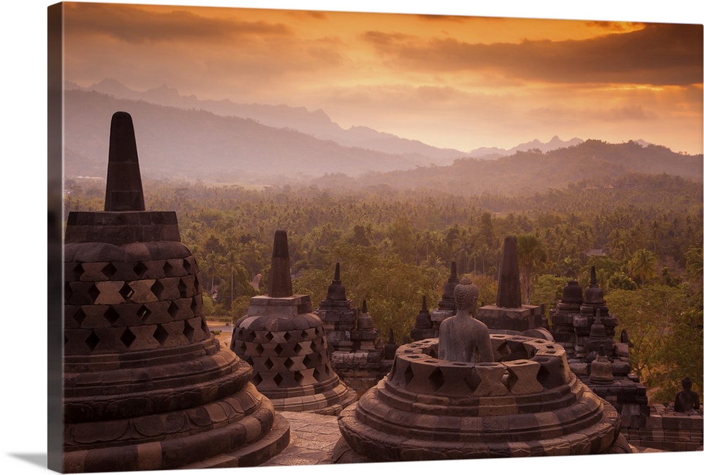 Indonesia, Java, Magelang,  Borobudur Temple