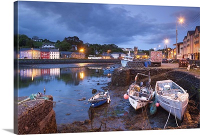 Ireland, County Cork, Bantry, harbor view, evening