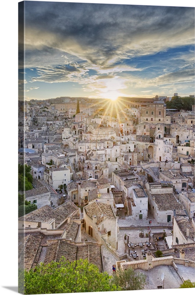 Italy, Basilicata, Matera District, Matera, Sassi Di Matera
