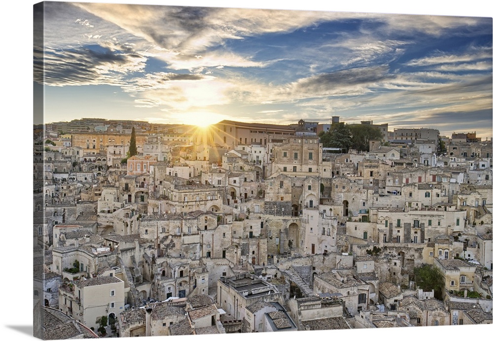 Italy, Basilicata, Matera District, Matera, Sassi Di Matera