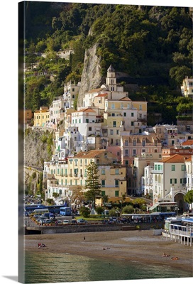 Italy, Campagnia, Amalfi Coast, Amalfi, The town of Amalfi