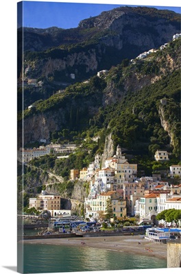 Italy, Campagnia, Amalfi Coast, Amalfi, The town of Amalfi
