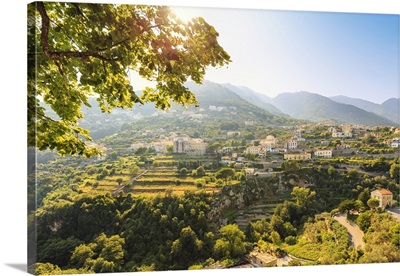 Italy, Campagnia, Amalfi Coast, Ravello. The valley around Ravello