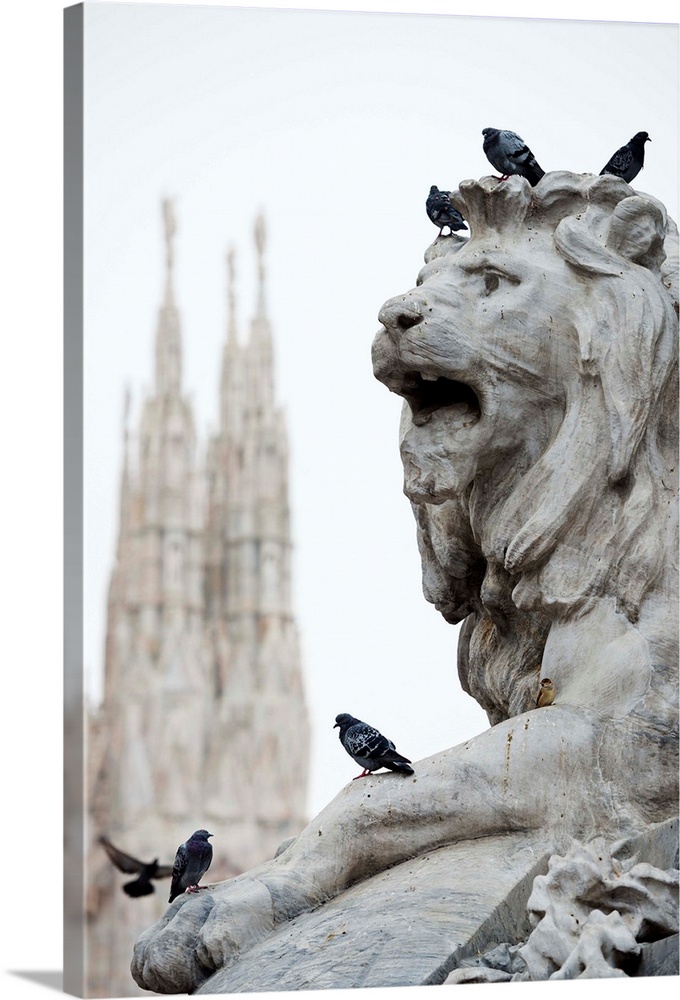 Europe, Italy, Lombardy, Milan, Duomo, Milan Cathedral.