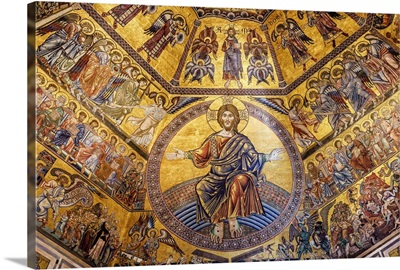 Italy, Tuscany, Florence, Battistero di San Giovanni, Florence Baptistery Interior