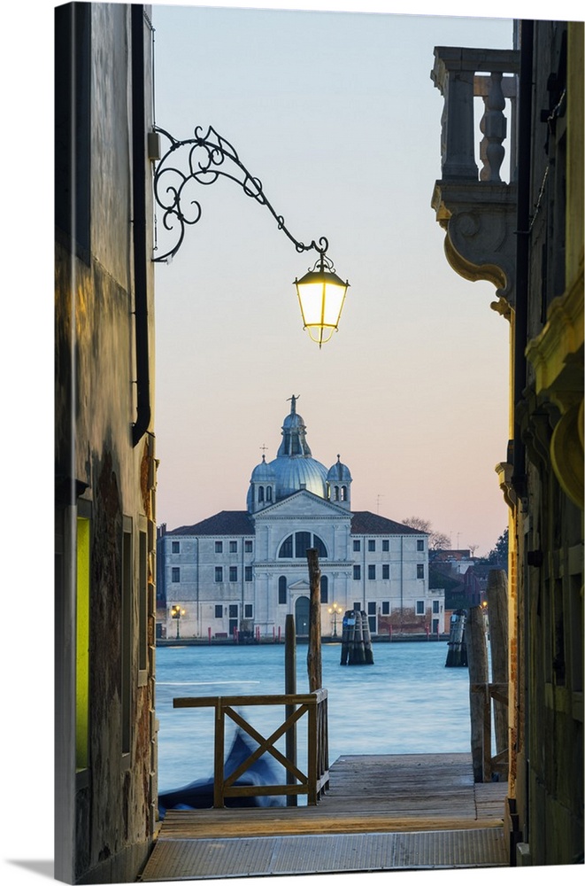 Europe, Italy, Veneto, Venice, San Giorgio Maggiore Church across Basino di San.