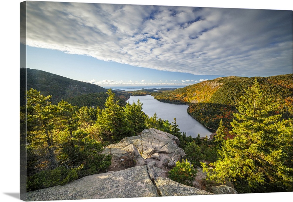 Jordan Pond, Mount Desert Island, Acadia National Park, Bar Harbor, Maine, United States