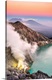 image thumbnail of Kawah Ijen volcano and crater lake at sunrise, Java, Indonesia.