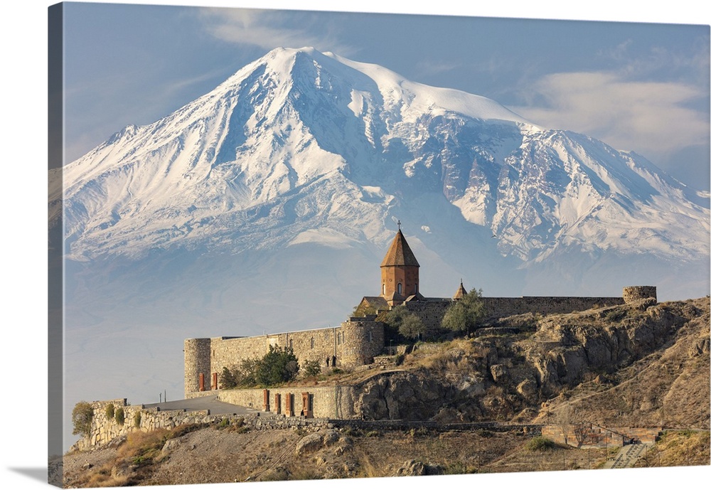 Khor Virap Monastery And Mount Ararat, Lusarat, Ararat Province, Armenia