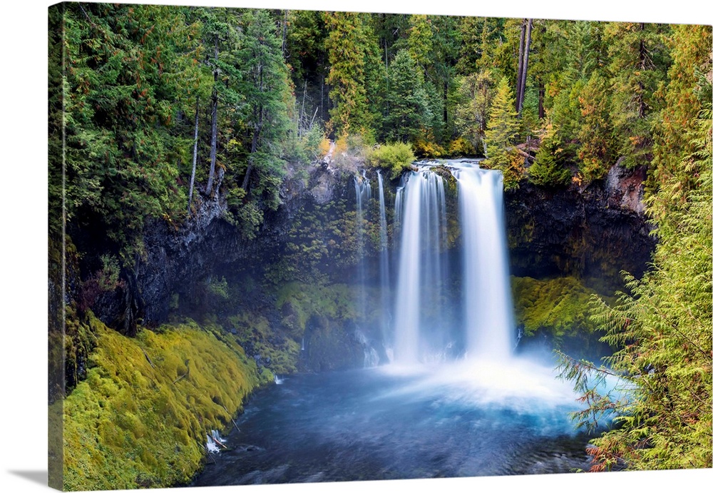 Koosah Falls, Willamette National Forest, Oregon, Usa