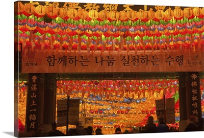 Korea, Lanterns, Lotus Lantern Festival celebrations for Bhuddda's birthday