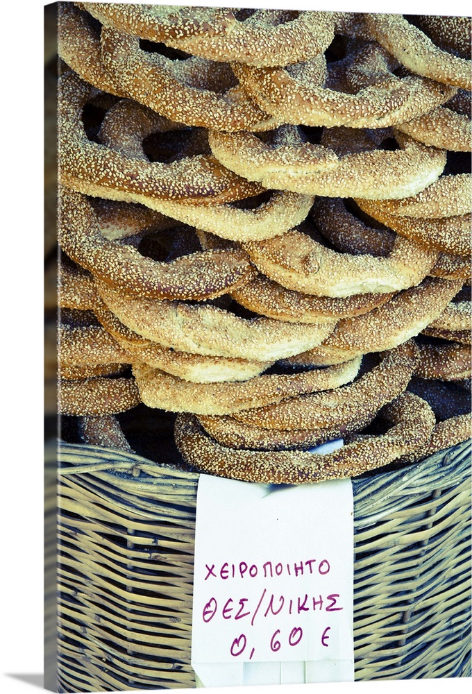 Koulouria (Greek Sesame Bread Rings), Syntagma District, Athens, Greece