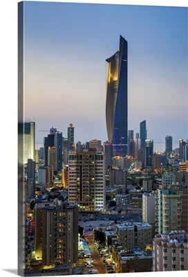 Kuwait, Kuwait City, the Al Hamra building, tallest building in Kuwait completed in 2011