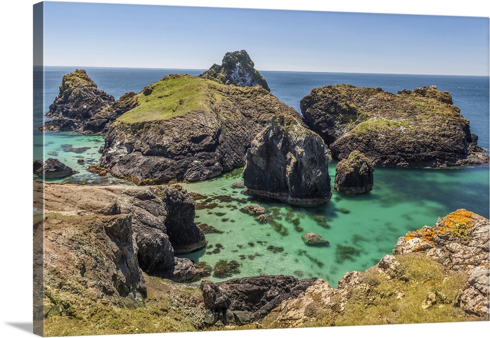 Kynance Cove, Helston, Cornwall, England.