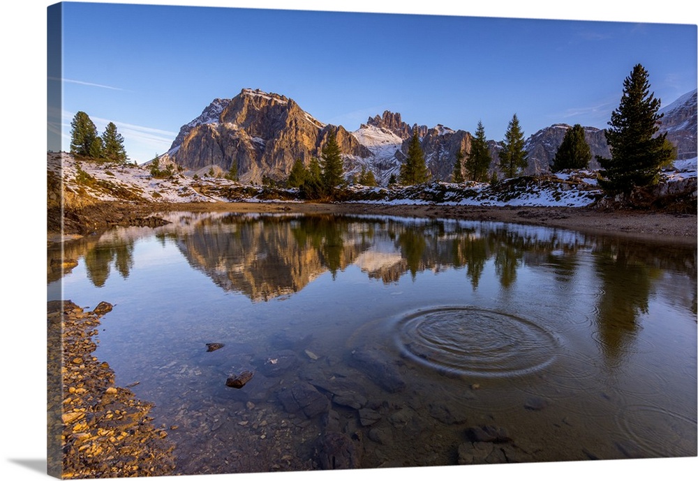 Lake Limedes, province of Belluno, Veneto, Italy.