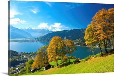Lake Zeller See, Thumersbach, Pinzgau in Salzburger Land, Austria