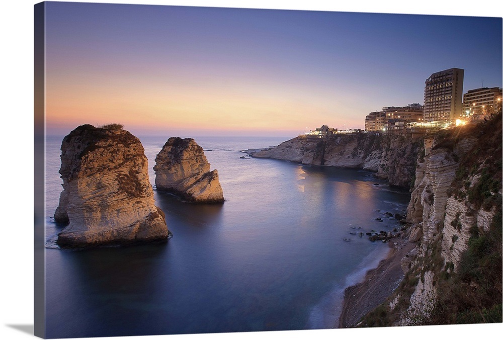 Lebanon Beirut the Corniche  Pigeon Rocks  Wall Art 