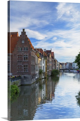 Leie Canal, Ghent, Flanders, Belgium