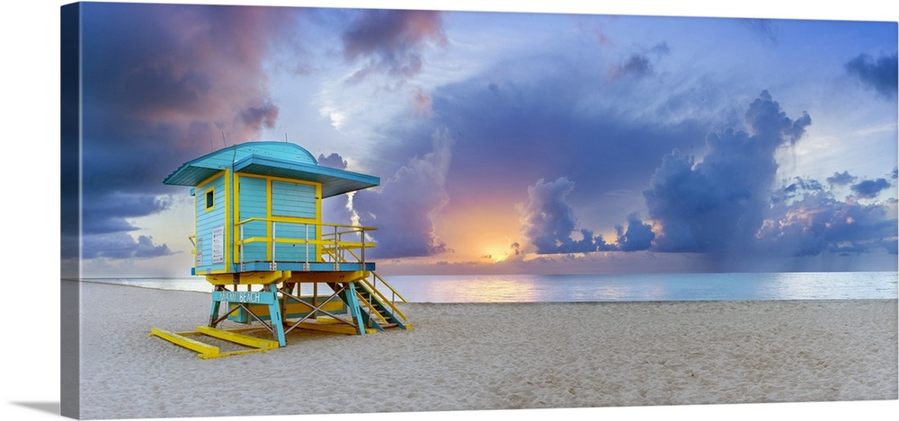 Lifeguard Hut, South Miami Beach, Miami, Florida