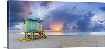 Lifeguard Hut, South Miami Beach, Miami, Florida