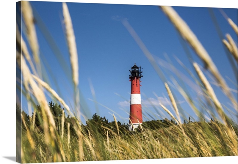 Lighthouse, Harnum, Sylt Island, Northern Frisia, Schleswig-Holstein ...