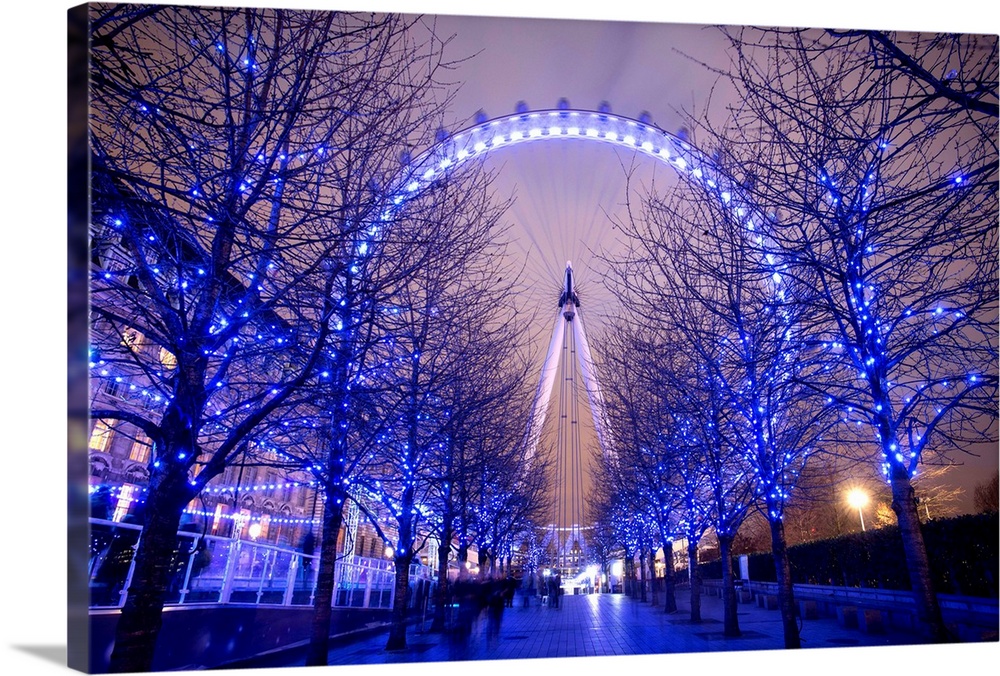 London Eye (Millennium Wheel), South Bank, London, England.