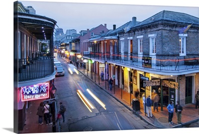 Louisiana, New Orleans, French Quarter, Bourbon Street